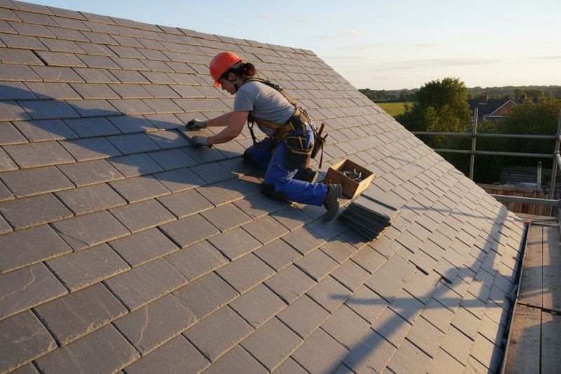 Slate Roof Installation