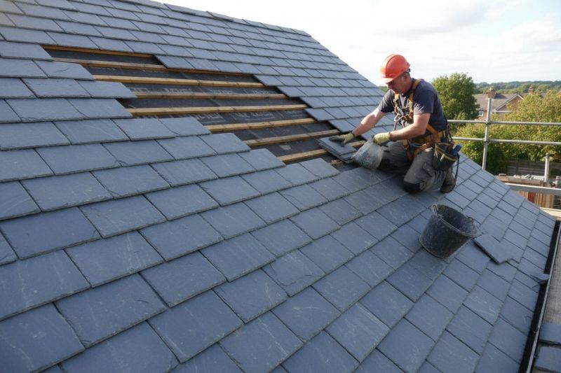 Slate Roof Installation